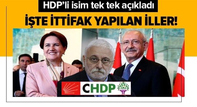 CHP, HDP ve İYİ Parti ittifakı tutanakta! HDP Grup Başkanvekili Hakkı Saruhan Oluç: Her yerde açık açık yaptık .