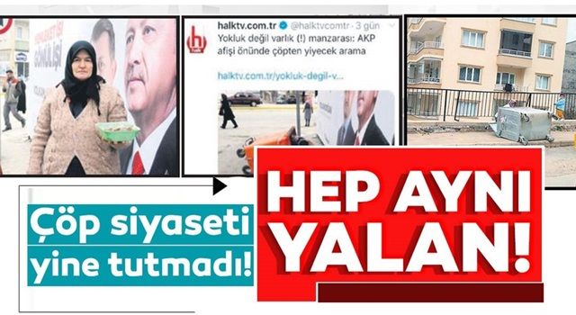 CHP'nin de sık sık kullandığı ‘Çöp’ siyaseti yine tutmadı