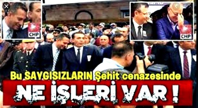 Şehidimizin cenazesinde chp TERBİYESİZLİĞİ !