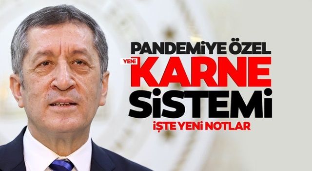 Uzaktan eğitim sürecine özel yeni not ve karne sistemi