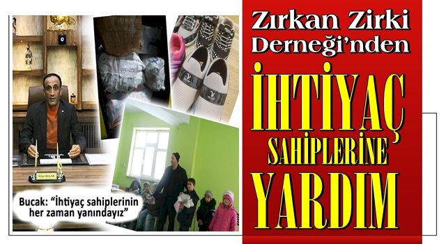 Zırkan Zirki Derneği’nden İhtiyaç Sahiplerine Yardım