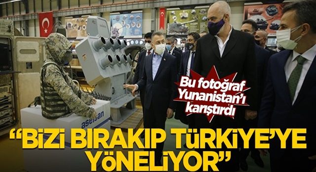 Bu fotoğraf Yunanistan'ı karıştırdı! "Bizi bırakıp Türkiye'ye yöneliyor"