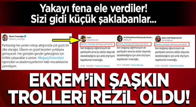 İBB Ekrem'in şaşkın trolleri yakayı fena ele verdi!