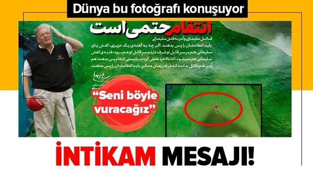 İran’ın dini lideri Hamaney’den Trump’a intikam mesajı! Dünya bu fotoğrafı konuşuyor.