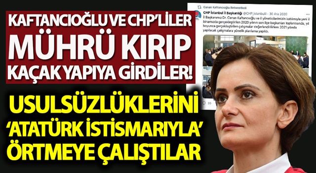 Kaftancıoğlu ve CHP'liler mührü kırıp içeri girdi!