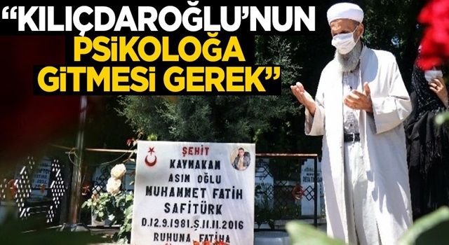 Şehit kaymakam Fatih Safitürk'ün babası Asım Safitürk'ten Kılıçdaroğlu'na sert sözler