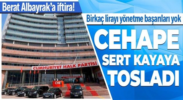 AK Parti'den CHP'ye Berat Albayrak tepkisi: Birkaç lirayı düzgün yönetme başarıları olmayan CHP yönetimi iftira atıyor