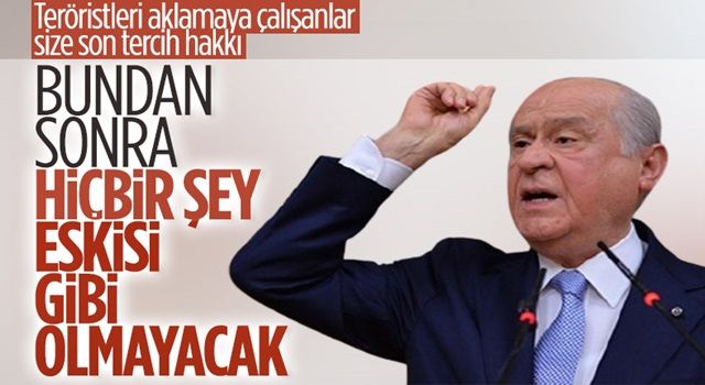 Devlet Bahçeli: PKK’nın sonu göründü