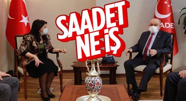 HDP'den Saadet Partisi'ne ziyaret