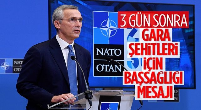 NATO Genel Sekreteri Türkiye'ye başsağlığı diledi