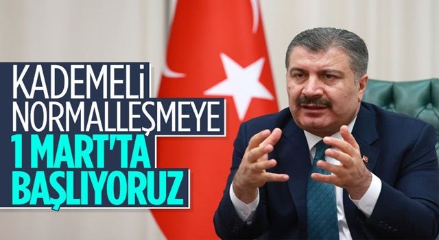 Sağlık Bakanı Fahrettin Koca'dan normalleşme açıklaması