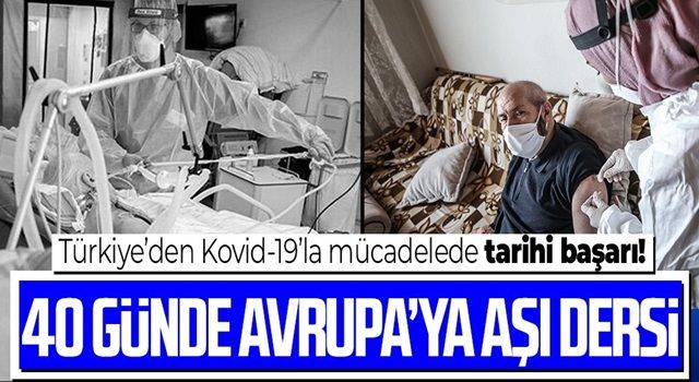 Türkiye 40 günde 27 Avrupa ülkesini solladı: 6.5 milyon kişiyi aşılandı