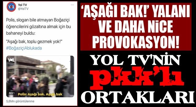 Yol TV kime hizmet ediyor? Tabiki PKK'ya..