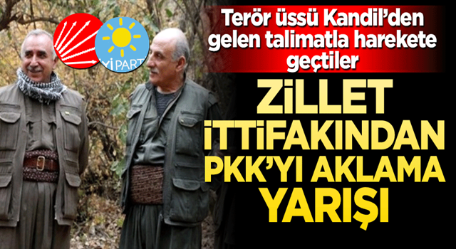 Zillet ittifakından PKK’yı aklama yarışı! Terör üssü Kandil’den gelen talimatla harekete geçtiler