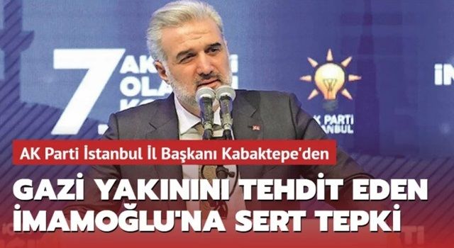 AK Parti'den gazi yakınını tehdit eden ekrem'e tokat gibi cevap