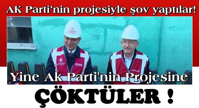 AK Parti’nin projesiyle şov yaptılar!