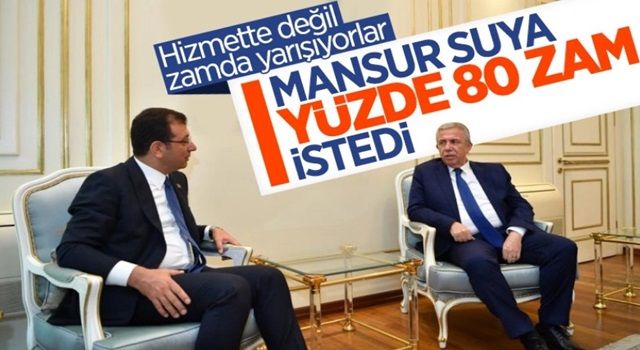 Ankara Büyükşehir Belediyesi'nin suya zam teklifi reddedildi