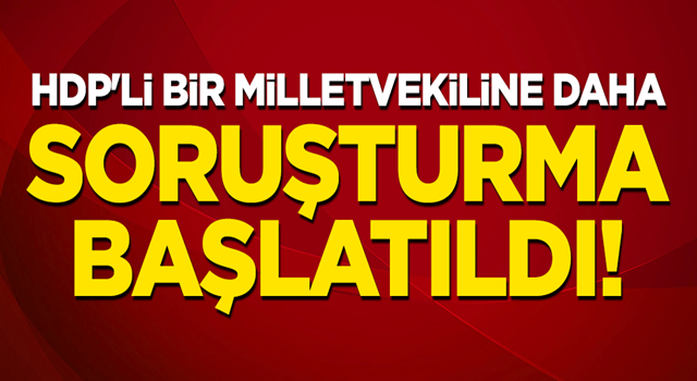 Ankara Cumhuriyet Başsavcılığı HDP Ağrı Milletvekili Berdan Öztürk hakkında "terör örgütü propagandası yapmak" suçundan soruşturma başlattı