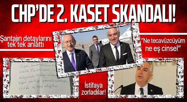 CHP'de 2. kaset skandalı! Teoman Sancar şantajın detaylarını anlattı: Ne tecavüzcüyüm ne de eşcinsel!