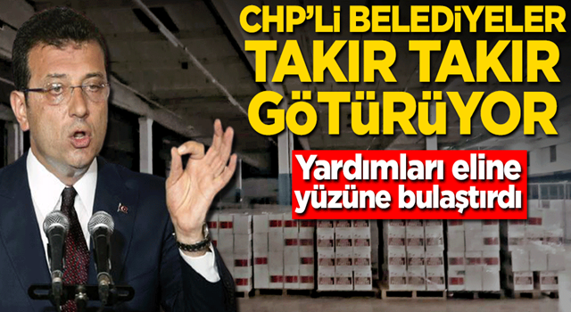 CHP’li belediyeler tıkır tıkır götürüyor