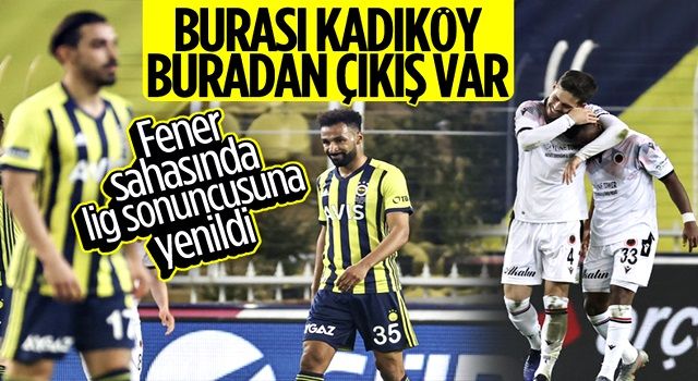 Fenerbahçe, Kadıköy'de bu kez de Gençlerbirliği'ne kaybetti