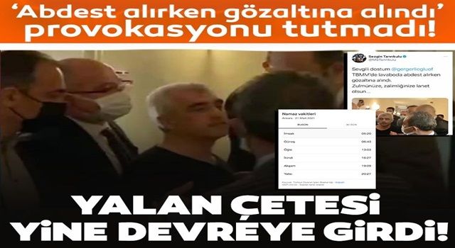 HDP'li Ömer Faruk Gergerlioğlu hakkında “Sabah namazı" yalanı