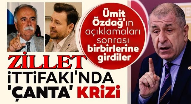 Millet İttifakı'nda çanta krizi! Ümit Özdağ'ın açıklamaları sonrası birbirlerine girdiler...