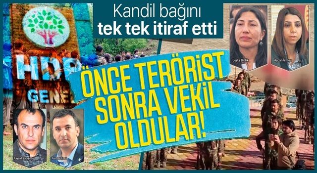 Terör birliği iddianamede! PKK'dan silah eğitimi alıp HDP'de vekil oldular