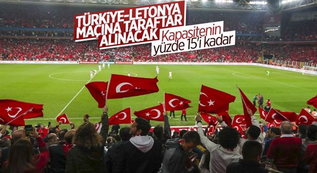 TFF'den Letonya maçı öncesi seyirci kararı