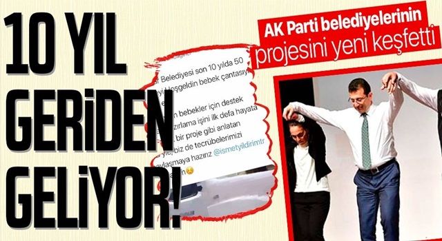 AK Parti ilçe belediyelerinin 10 yıldır uyguladığı 'bebek destek paketi'ni İBB Başkanı Ekrem İmamoğlu yeni keşfetti!