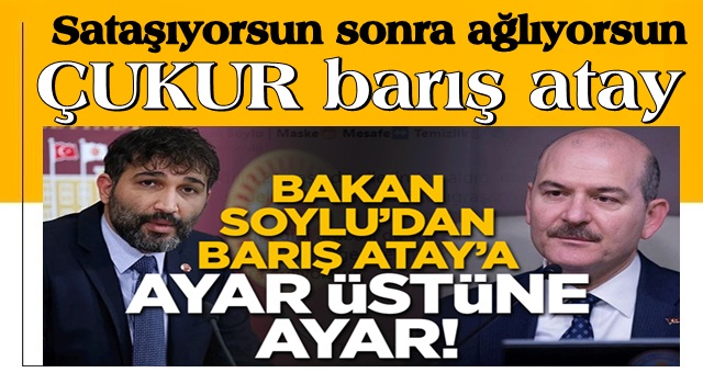 Bakan Soylu'dan Barış Atay'a ayar üstüne ayar!