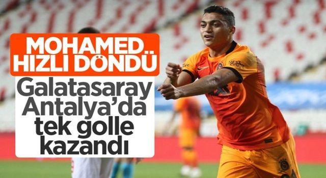 Galatasaray deplasmanda Antalyaspor'u mağlup etti