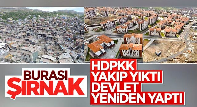 Terör mağduru Şırnaklılar yeni evlerine kavuştu