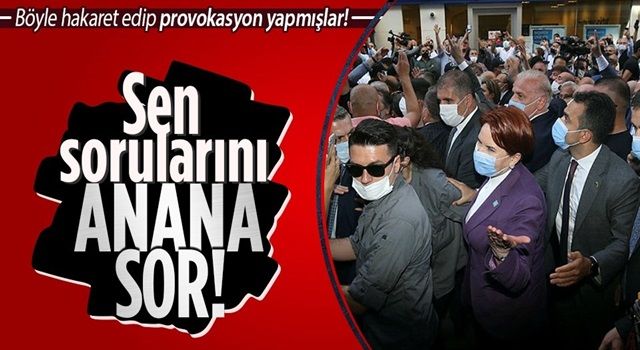 İYİ Parti Genel Başkanı Meral Akşener'in ekibi vatandaşa böyle hakaret etti: Sen sorularını anana sor