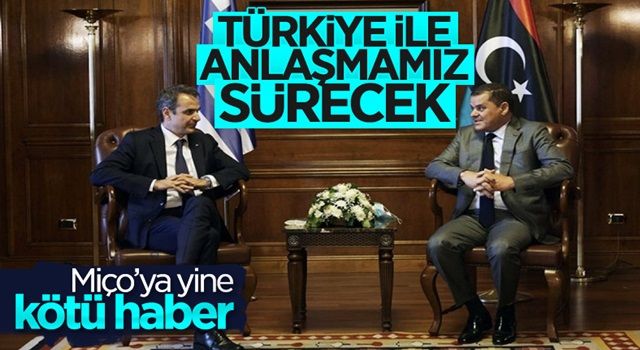 Libya Başbakanı: Türkiye ile yaptığımız anlaşmada Yunanistan ile aynı fikirde değiliz