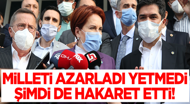 Meral Akşener Rize'de azarladığı vatandaşlara şimdi de hakaret etti!