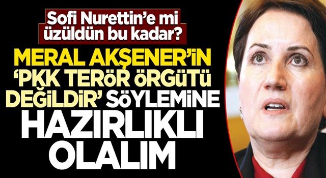 PKK sözcüsü Meral Akşener!