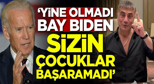 'Yine olmadı bay Biden, sizin çocuklar başaramadı'