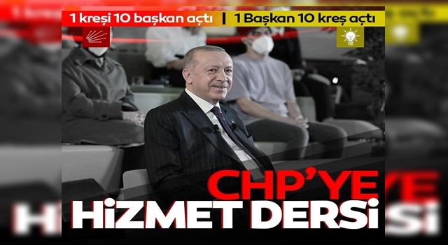 10 CHP’li başkan 1 kreş temeli attı, 1 AK Partili başkan 10 kreş birden açtı