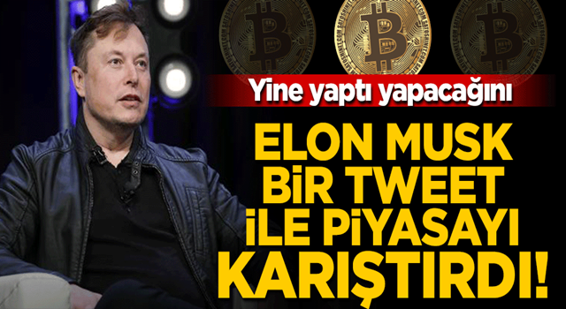 Elon Musk yine yaptı yapacağını! Bir tweetle kripto para piyasasını karıştırdı