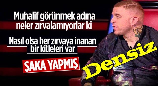 Gökhan Özoğuz, ironi yaptığı söyleyerek kıvırmaya çalıştı