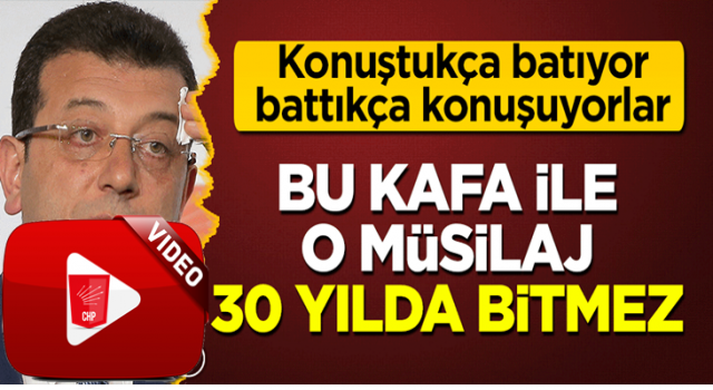 Konuştukça batıyor, battıkça konuşuyorlar! İBB bu kafayla o Müsilajı 30 yılda bitiremez!