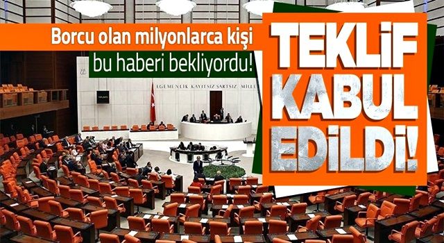 TBMM'de kabul edildi: Vergi cezalarını, sigorta primlerini içeren borçlar yeniden yapılandırılacak