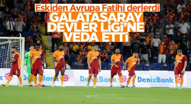 Galatasaray Şampiyonlar Ligi'ne veda etti