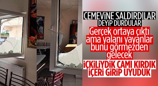 Cemevine saldırı yalanını polis ortaya çıkardı