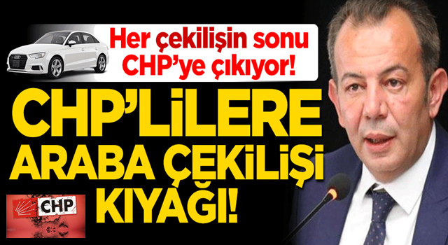 Her çekilişin sonu CHP'ye çıkıyor! CHP'lilere araba çekilişi kıyağı