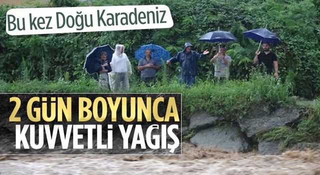 Meteoroloji’den Rize ve Artvin için yağış uyarısı