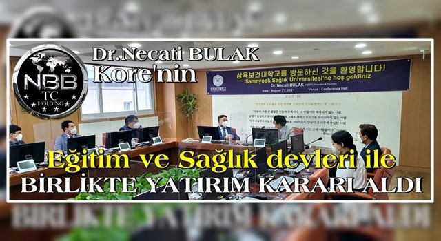 NBBTC'den Kore'nin Sağlık Ve Eğitim devleri SAHMYOOK ve GOOD WİLL EDU ile İşbirliği anlaşması