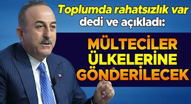 Çavuşoğlu’ndan çok net mülteci açıklaması: Ülkelerine döndürülecekler