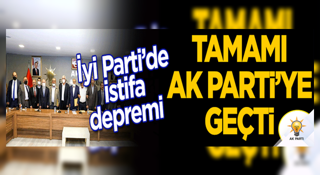 İYİ Parti'de Horasan teşkilatında istifa depremi! Tamamı AK Parti'ye geçti